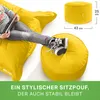 Green Bean® XXL Riesensitzsack 140x180cm + Hocker Produktbild-Vorschau 8