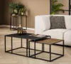 AnLi Style Couchtisch, metallic, rechteckig, 2er-Set Produktbild-Vorschau 4