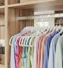 Sametové ramínka bílá 100 kusů se zlatými háčky – elegantní Náhled obrázku produktu 7