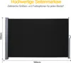 SWANEW Seitenmarkise Ausziehbare Alu Seitenmarkise Garten Produktbild-Vorschau 3