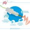 Diagram illustrating the features of earplugs, with icons and text explaining their benefits. Náhľad obrázku produktu