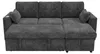 Sofa narożne Merax w kształcie litery L, 3-osobowe, z Podgląd zdjęcia produktu 7