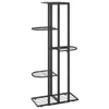 vidaXL Stojak na kwiaty 5-poziomowy 43x22x98 cm czarny Podgląd zdjęcia produktu 5