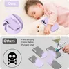 A split image showing a baby sleeping next to a phone case and a comparison of phone cases. Produktbild-Vorschau