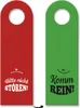Nicht stören oder Komm rein Türhänger mit Strichmännchen in Produktbild-Vorschau 1