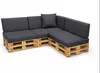 Setgarden Large Palettenkissen 8er Set Outdoor 120x60x10cm Produktbild-Vorschau 1