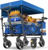 KESSER® Bollerwagen Faltbar GTS-9100 mit Dach Handwagen Produktbild-Vorschau 1