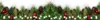 A festive garland of pine branches, pinecones, red berries, and white LED lights, arranged symmetrically against a white background. Podgląd zdjęcia produktu