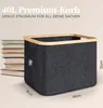 HENNEZ 15904, Badezimmer-Organizer, Schwarz, Braun, Bambus, Produktbild-Vorschau 3