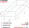 GAL-INDUSTRIAL | Płaskownik aluminiowy - 20x3 mm – 120cm - Podgląd zdjęcia produktu 2