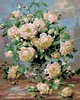 Diamondi - Diamond painting - WEIßE ROSEN, 40X50 cm, ohne Produktbild-Vorschau 1