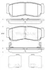 TRISCAN Bremsbeläge Bremsklötze HINTEN 8110 43030 Produktbild-Vorschau 2