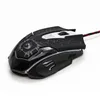 A black gaming mouse with white accents and a red and black braided cable is shown against a white background. Produktbild-Vorschau