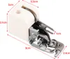A sewing machine presser foot with dimensions indicated by red arrows and text. Produktbild-Vorschau