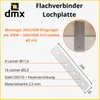 DMX - Flachverbinder verzinkt 20er Set 200x35x2,5 - Produktbild-Vorschau 2