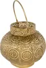 Lanterna in metallo 15x15x15cm Orientale oro per appendere Anteprima dell’immagine prodotto 1