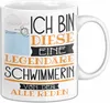Schwimmerin Tasse Geschenk Ich Bin Diese Eine Legendäre Produktbild-Vorschau 1