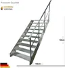 Podesttreppe Wangen- Stahltreppe 10 Stufen Höhe 190cm Produktbild-Vorschau 3