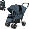 Poussette double pliable, dossier réglable, capacité de Voir les images du produit 1