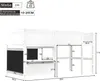 Hochbett, Kinderbett mit Lattenrost und Leiter, 90x200 cm, Produktbild-Vorschau 8