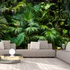 Vlies Fototapete - Sunny Jungle 350x245 cm Blätter Produktbild-Vorschau 2
