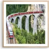Gerahmtes Poster - Rahmen in heller Eiche - Viadukt Produktbild-Vorschau 1