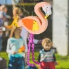 Relaxdays Pinata Flamingo, mit Stab & Maske, Partypinata Produktbild-Vorschau 2
