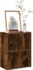 vidaXL Regál na knihy smoke oak 40x24x52 cm materiál na Náhľad obrázku produktu 2