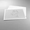 Poster - Poster ohne Rahmen - Stück Linear Gesicht - 100x70 Produktbild-Vorschau 3