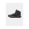 A studio shot of a single black high-top sneaker against a white background. Anteprima dell’immagine prodotto