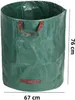 Gartensack afvalzakken, set van 3 stuks, robuust, groene Productafbeelding-voorbeeld 6