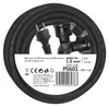 Venkovní prodlužovací kabel 10 m / 2 zásuvky / černý / guma / 230 V / 1,5 mm2 Náhled obrázku produktu
