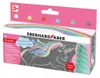 Krieda na asfalt, sada, EBERHARD FABER "Unicorn", 6 trblietavých farieb Productafbeelding-voorbeeld