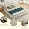 Sweiko Doppelbett 140x200 cm, Bett mit seidig weichem Produktbild-Vorschau 2