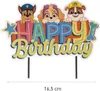 Paw Patrol Cake Happy Birthday Topper 17.5 x 15 cm  Produktbild-Vorschau 3