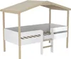 HAUSBETT PILOTI MIT LATTENROST / Kinderbett 90x190 - Weiß Produktbild-Vorschau 2