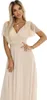Numoco Formelle Frauenkleider Nastia beige One size Produktbild-Vorschau 8