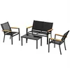 Outsunny tuinset voor 4 personen, bestaande uit een Productafbeelding-voorbeeld 1