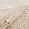 Pure Label Musselin Bettwäsche 155x220 cm mit einem Produktbild-Vorschau 4