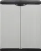vidaXL Armoire de rangement de jardin avec 1 fond gris et Voir les images du produit 1