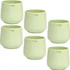 Set6  Keramik Blumentopf Sylt mint grün Ø 12 cm H 13,5 cm Produktbild-Vorschau 1