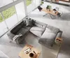 DELIFE Wohnlandschaft Sirpio XL 360x260 cm Mikrofaser Taupe Produktbild-Vorschau 5