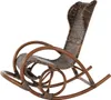 KRINES HOME Fotel bujany LUXOR Naturalny Rattan Zebrano Podgląd zdjęcia produktu 4