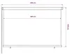 Roleta zewnętrzna vidaXL 220 x 140 cm, czarna Podgląd zdjęcia produktu 5