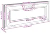 vidaXL Finestra da cantina RISOR 110 x 40 cm in PVC e Anteprima dell’immagine prodotto 8
