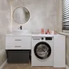 Mobile lavatrice per bagno con ante POLA NP 1D BIANCO 2 Anteprima dell’immagine prodotto 5