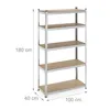Relaxdays Schwerlastregal, 2er Set, 5 Ebenen, 180x100x40 Produktbild-Vorschau 4