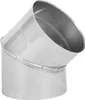 Bogen 45° Edelstahl Schornstein Ø 130 mm einwandig Produktbild-Vorschau 1