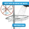 Strex Duschablage ohne Bohren | Edelstahl Teleskop Produktbild-Vorschau 4