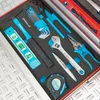 Datona - Werkzeugkiste rot gefüllt - Metall Toolbox 4 Produktbild-Vorschau 5